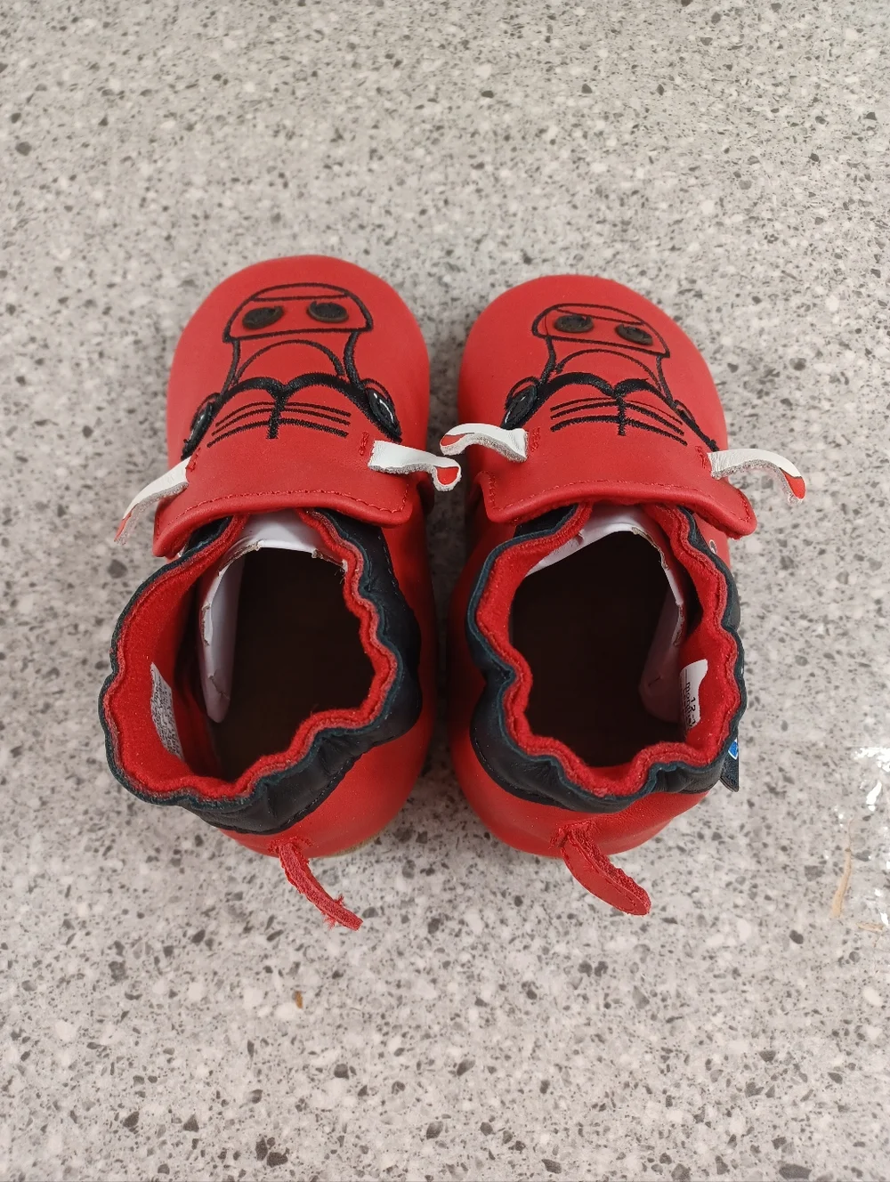 Chicago Bulls Red Leather Baby Bootie - ROBEEZ Infant Soft Sole Shoes